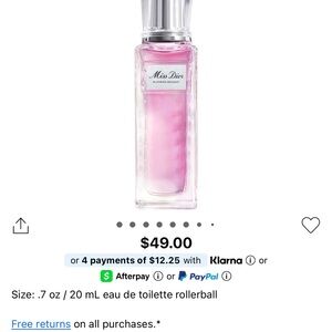 Dior Miss Dior Blooming Bouquet Rollerball - Pink and Silver